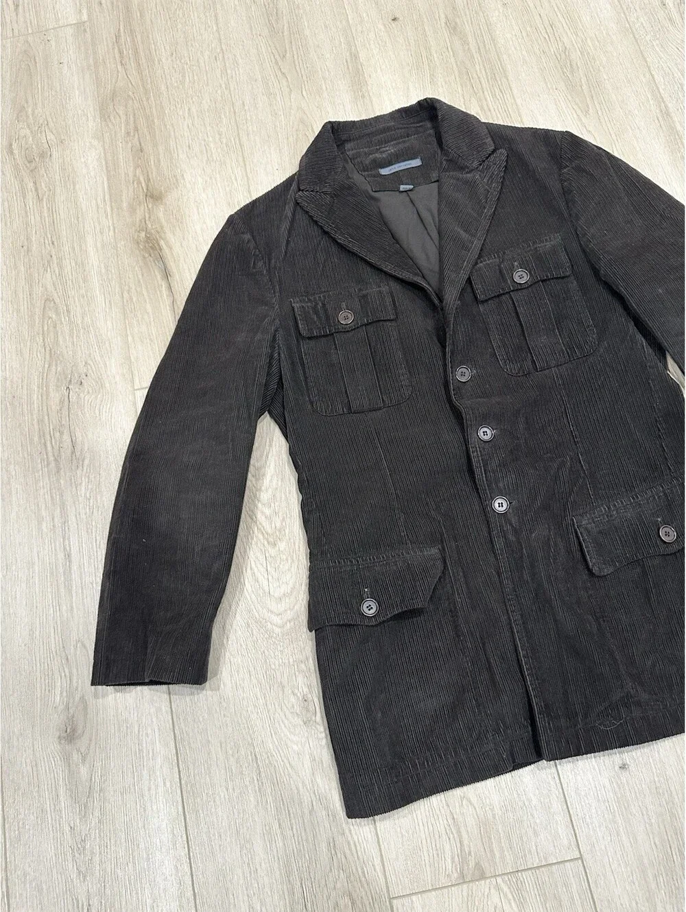 John Varvatos Collection Jacquard Corduroy Jacket Blazer 48EU/38US Made In Italy